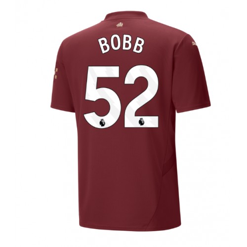 Dres Manchester City Oscar Bobb #52 Rezervni 2024-25 Kratak Rukav